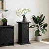 Vidaxxl expositor con estante roble negro 31 x 30 x 60 cm madera contrachapada
