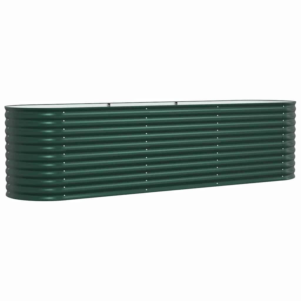Vidaxx cama elevada verde 320 x 80 x 81 cm acero