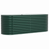 Vidaxl verhoogd bed groen 240 x 80 x 81 cm staal