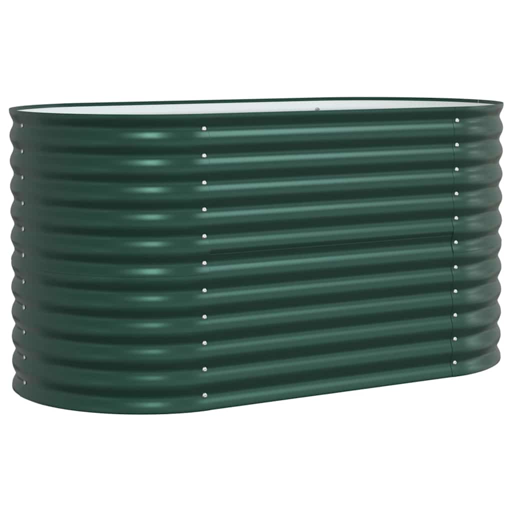 Vidaxx cama elevada verde 160 x 80 x 81 cm acero