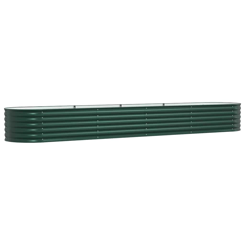 Vidaxx cama elevada verde 400 x 80 x 44 cm acero