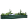 Vidaxx cama elevada verde 400 x 80 x 44 cm acero