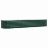 Vidaxx cama elevada verde 320 x 80 x 44 cm acero