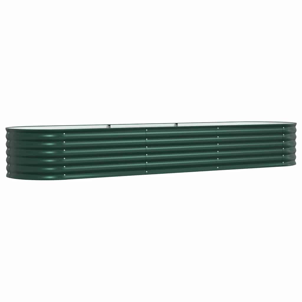 Vidaxx cama elevada verde 320 x 80 x 44 cm acero