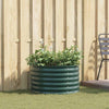 Vidaxx cama elevada verde 80 x 80 x 44 cm acero