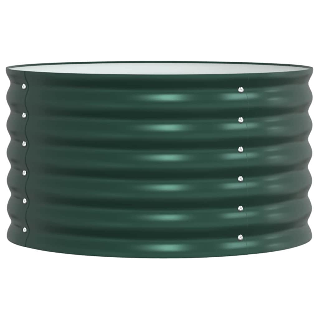 Vidaxx cama elevada verde 80 x 80 x 44 cm acero