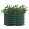 Vidaxx cama elevada verde 80 x 80 x 44 cm acero
