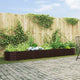 Vidaxx cama elevada marrón 400 x 80 x 44 cm acero