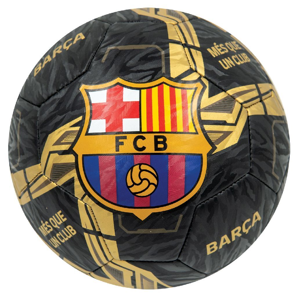 RC FC Baelona Voetbal Lightning Black Gold, 22 cm