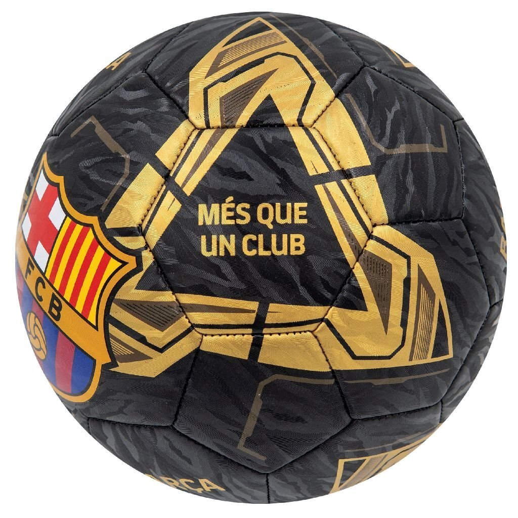 RC FC Baelona Voetbal Lightning Black Gold, 22 cm