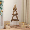 Árbol de Navidad vidaxx con madera maciza de teca marrón estándar de 90 cm