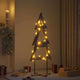 Vidaxl kerstboom met standaard bruin 149,5 cm massief teakhout