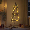 Árbol de Navidad Vidaxx con madera maciza de teca marrón estándar de 181 cm