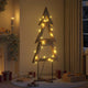Árbol de Navidad Vidaxx con madera maciza de teca marrón estándar de 181 cm