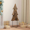 Vidaxl kerstboom met standaard bruin 90 cm massief teakhout