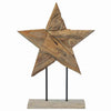 Vidaxx flor de Pascua marrón 43,5 x 13,5 x 59 cm madera maciza de teca