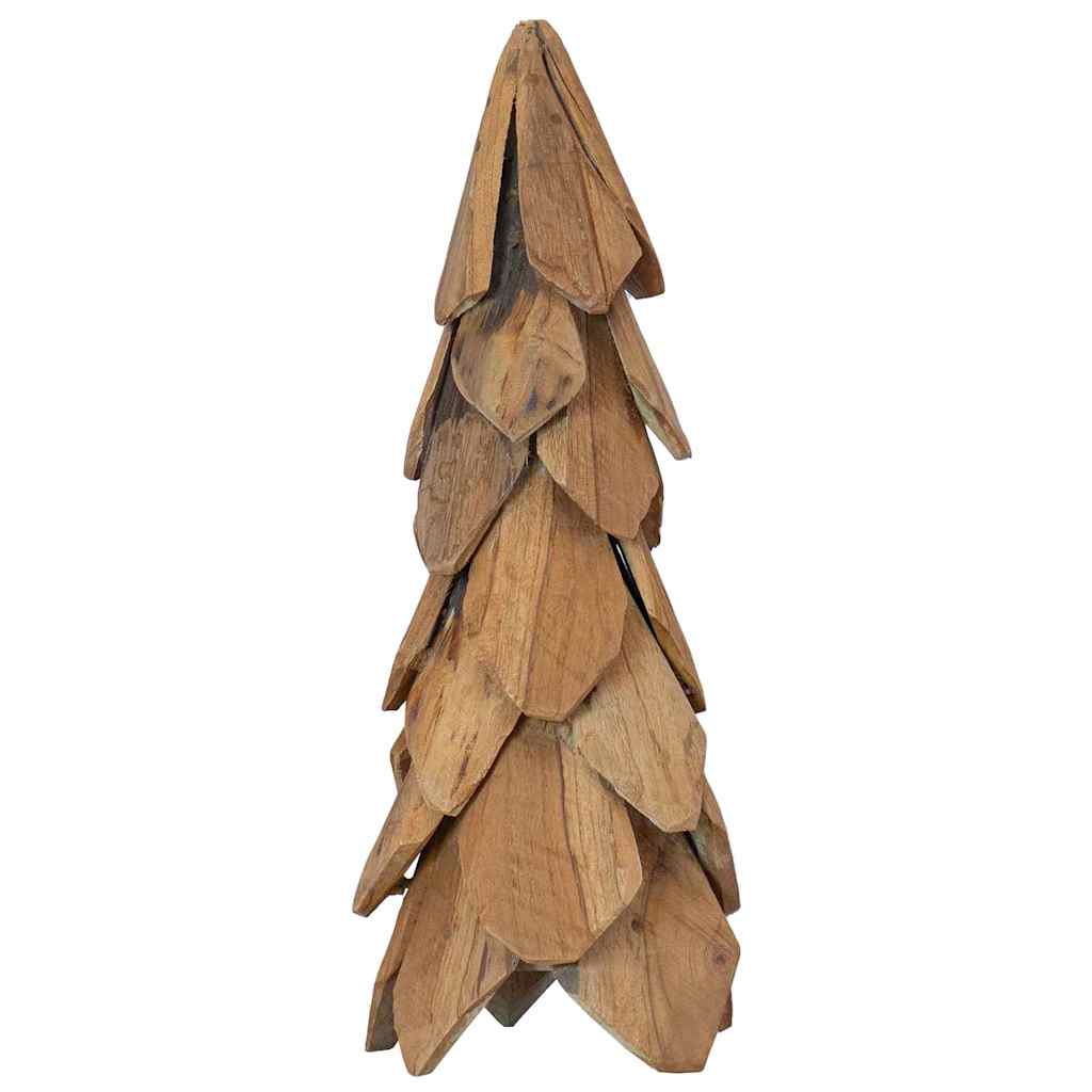 Albero di Natale Vidaxx con legno massello di teak marrone standard da 51 cm