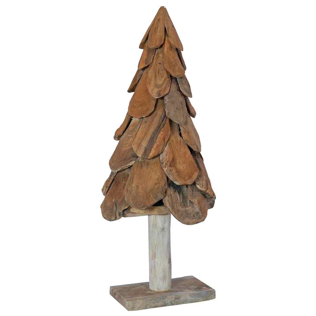 Árbol de Navidad vidaxx con madera maciza de teca marrón estándar de 91 cm