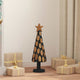 Árbol de Navidad vidaxx con madera maciza de teca marrón estándar de 61 cm