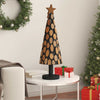 Árbol de Navidad vidaxx con madera maciza de teca marrón estándar de 90 cm