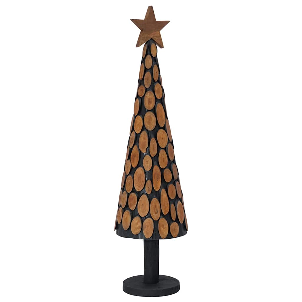 Albero di Natale Vidaxx con legno massello di teak marrone standard da 120 cm