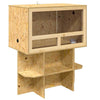 Terrario Vidaxl marrone 80 x 50 x 100 cm osb