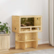 Vidaxl terrario marrón 80 x 50 x 100 cm osb