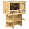 Vidaxl terrario marrón 80 x 50 x 100 cm osb