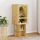 Vidaxl terrario marrón 50 x 50 x 130 cm osb