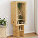 Vidaxl terrarium bruin 50 x 50 x 130 cm osb