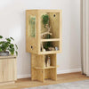 Terrario Vidaxl marrone 50 x 50 x 130 cm osb