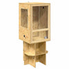 Terrario Vidaxl marrone 50 x 50 x 130 cm osb