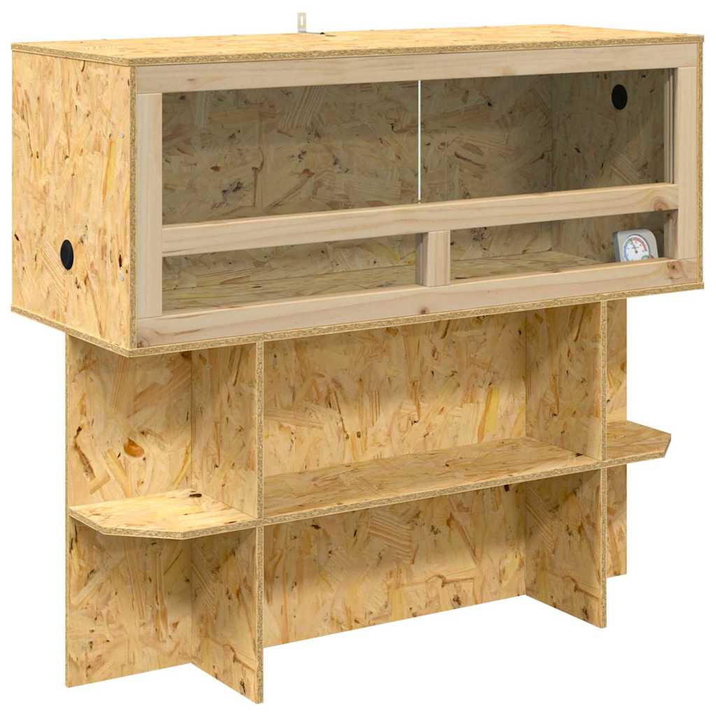 Terrario Vidaxl marrone 100 x 40 x 90 cm osb