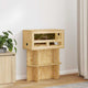 Vidaxl terrario marrón 60 x 30 x 80 cm osb