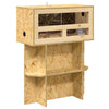 Vidaxl terrario marrón 60 x 30 x 80 cm osb