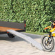 Vidaxl laadhelling 200 kg zilver 186 x 23 x 4,5 cm
