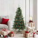 Vidaxx albero di Natale artificiale pieghevole verde 150 cm PVC, PE e acciaio