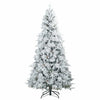 Vidaxl árbol de Navidad artificial con ramas de plumas, blanco nieve 210 cm