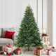 Vidaxx albero di Natale artificiale pieghevole verde 180 cm PVC, PE e acciaio