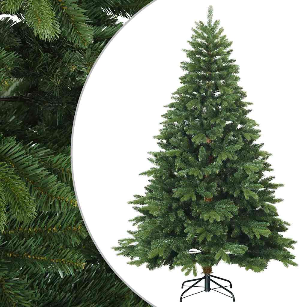 Vidaxx albero di Natale artificiale pieghevole verde 180 cm PVC, PE e acciaio