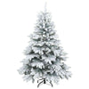Vidaxl árbol de Navidad artificial con ramas de plumas, blanco nieve 150 cm