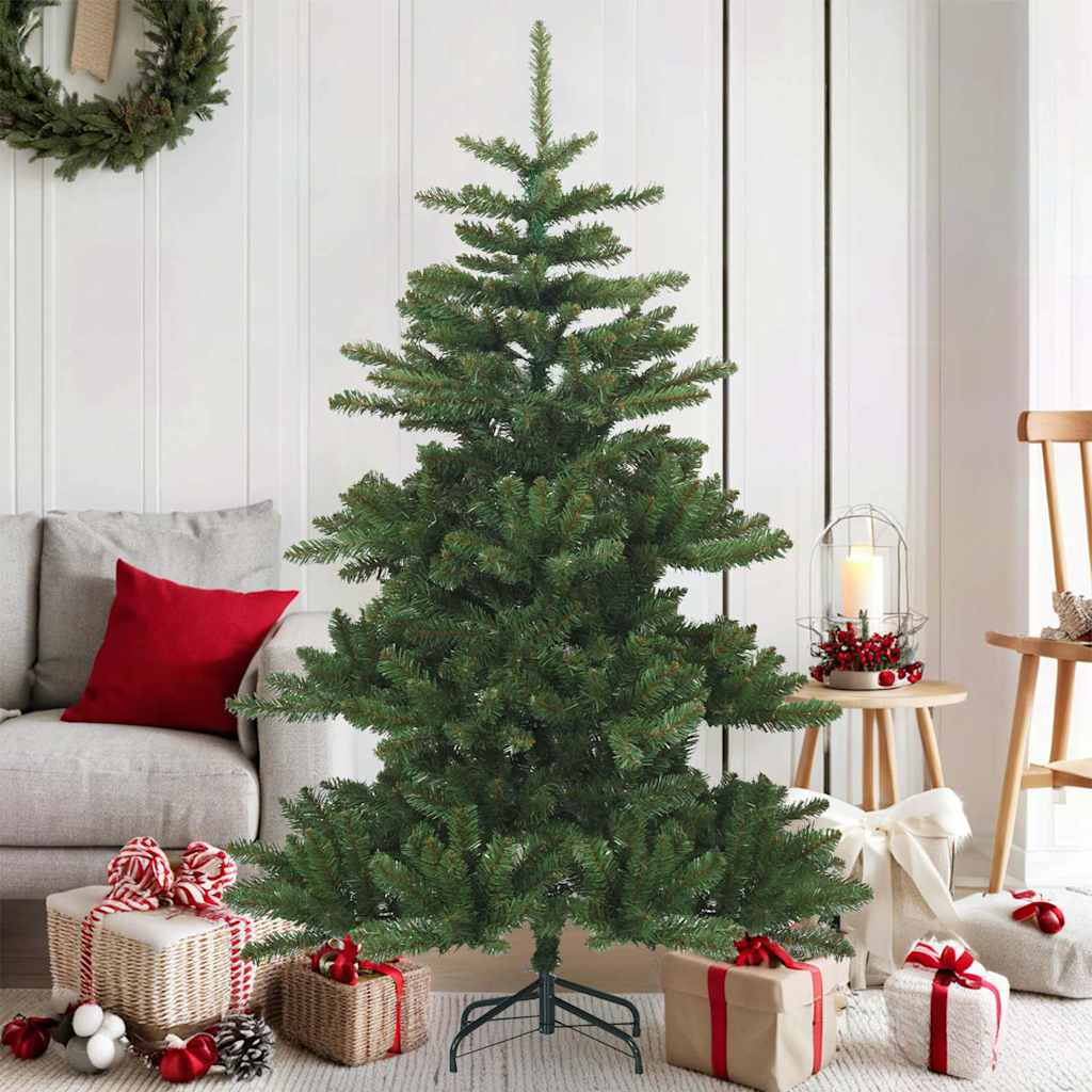 Vidaxx árbol de Navidad artificial plegable verde 150 cm PVC, acero