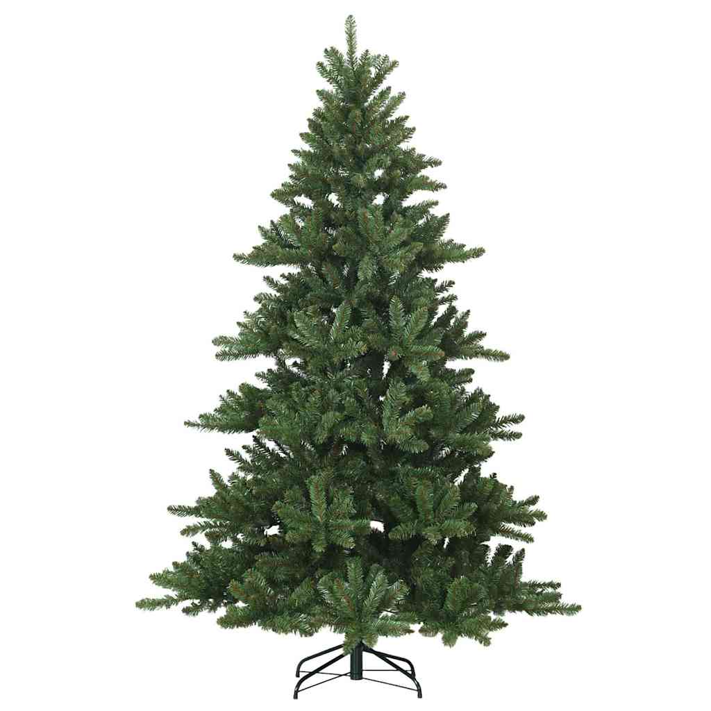 Vidaxl kunstmatige inklapbare kerstboom groen 180 cm pvc, staal