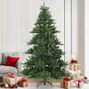 Vidaxx árbol de Navidad artificial plegable verde 210 cm PVC, acero