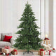 Vidaxx albero di Natale pieghevole artificiale verde 210 cm PVC, acciaio