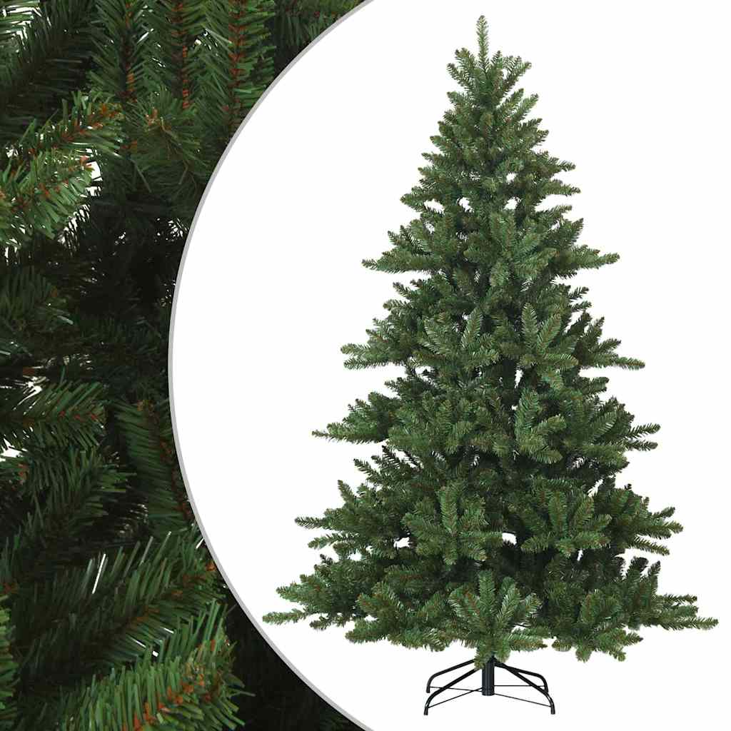 Vidaxx albero di Natale pieghevole artificiale verde 210 cm PVC, acciaio