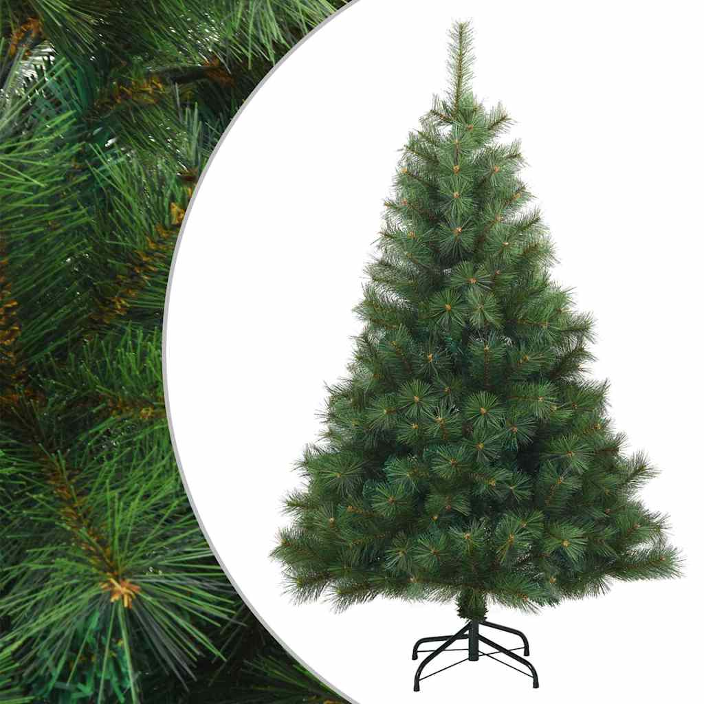 Vidaxx albero di Natale artificiale pieghevole verde 120 cm PVC, acciaio