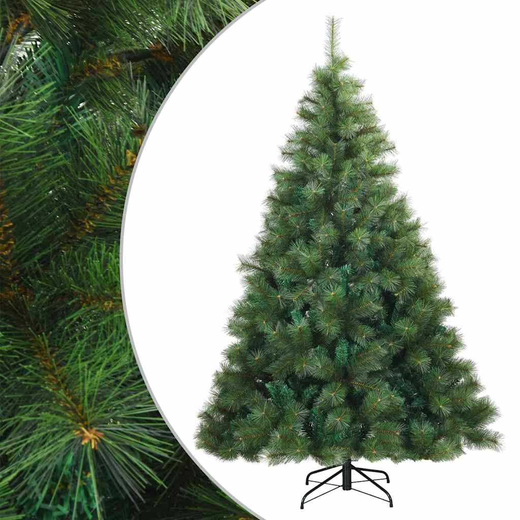 Vidaxx árbol de Navidad artificial plegable verde 180 cm PVC, acero