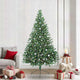 Vidaxx árbol de Navidad artificial preiluminado con 300 LED verde 240 cm PVC