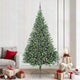 Vidaxx árbol de Navidad artificial preiluminado con 300 LED verde 240 cm PVC